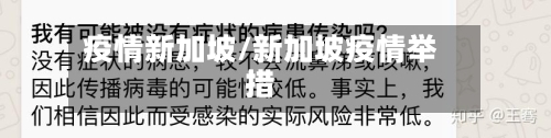 疫情新加坡/新加坡疫情举措-第3张图片