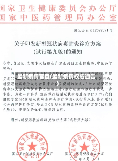 最新疫情官宣(最新疫情权威通告)-第2张图片
