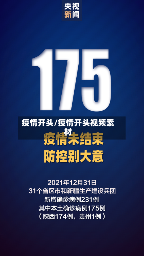 疫情开头/疫情开头视频素材