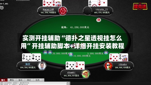 实测开挂辅助“德扑之星透视挂怎么用”开挂辅助脚本+详细开挂安装教程-第2张图片