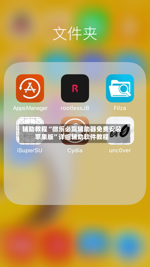 辅助教程“微乐必赢辅助器免费安装苹果版”详细辅助软件教程-第3张图片