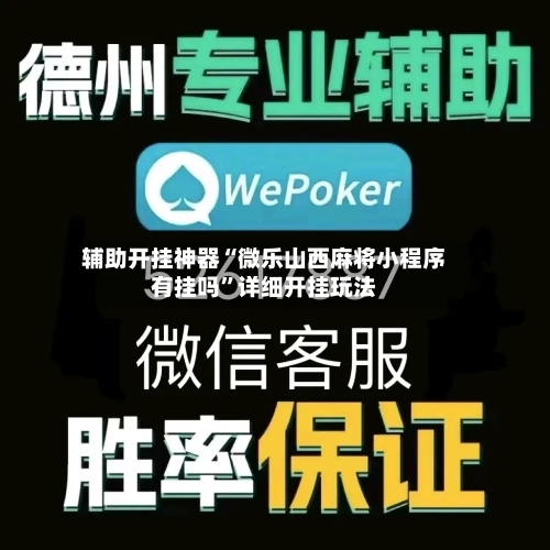 辅助开挂神器“微乐山西麻将小程序有挂吗”详细开挂玩法-第3张图片