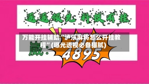 万能开挂辅助“泸乐麻将怎么开挂教程”(曝光透视必备猫腻)-第2张图片