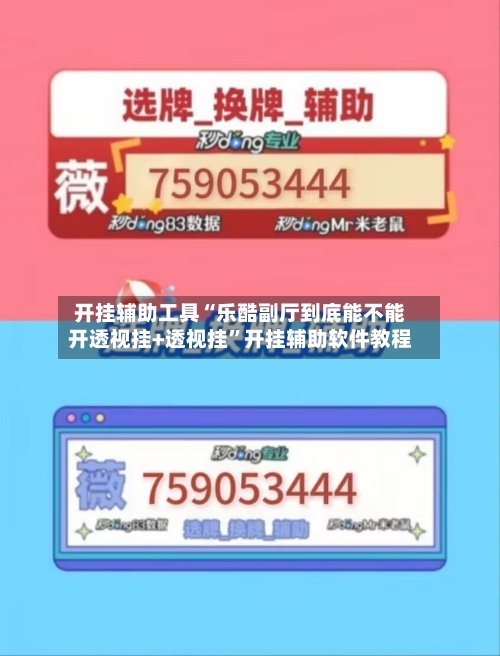 开挂辅助工具“乐酷副厅到底能不能开透视挂+透视挂”开挂辅助软件教程-第3张图片