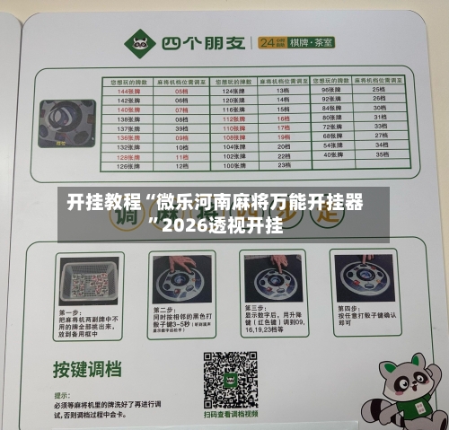 开挂教程“微乐河南麻将万能开挂器”2026透视开挂