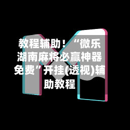 教程辅助！“微乐湖南麻将必赢神器免费”开挂(透视)辅助教程-第2张图片