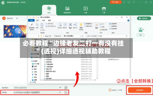 必看教程“边锋老友二打一有没有挂	”(透视)详细透视辅助教程-第2张图片