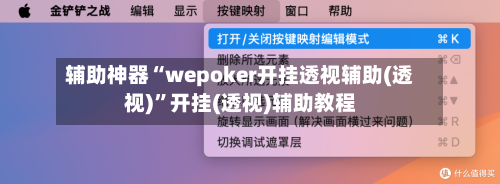 辅助神器“wepoker开挂透视辅助(透视)	”开挂(透视)辅助教程-第2张图片