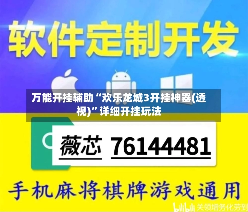 万能开挂辅助“欢乐龙城3开挂神器(透视)”详细开挂玩法-第3张图片