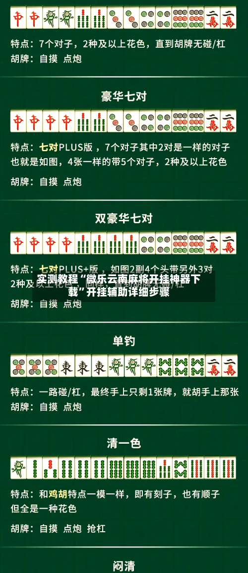 实测教程“微乐云南麻将开挂神器下载”开挂辅助详细步骤-第2张图片