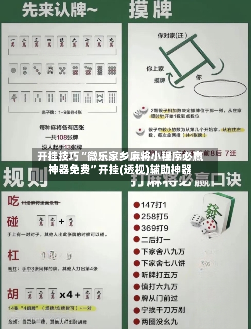 开挂技巧“微乐家乡麻将小程序必赢神器免费”开挂(透视)辅助神器-第3张图片