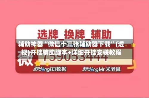 辅助神器“微信十三张辅助器下载”(透视)开挂辅助脚本+详细开挂安装教程-第2张图片