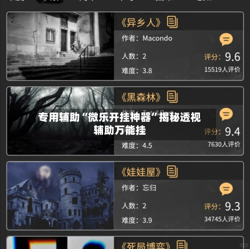 专用辅助“微乐开挂神器”揭秘透视辅助万能挂