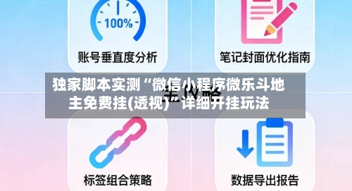 独家脚本实测“微信小程序微乐斗地主免费挂(透视)”详细开挂玩法-第3张图片