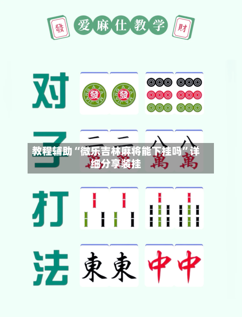 教程辅助“微乐吉林麻将能下挂吗”详细分享装挂-第3张图片