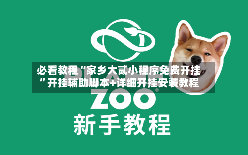 必看教程“家乡大贰小程序免费开挂	”开挂辅助脚本+详细开挂安装教程-第3张图片