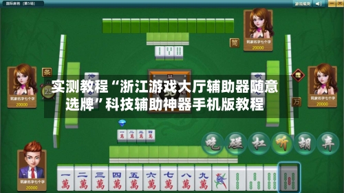 实测教程“浙江游戏大厅辅助器随意选牌”科技辅助神器手机版教程-第3张图片