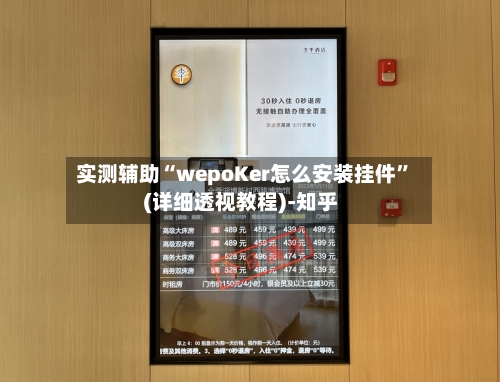 实测辅助“wepoKer怎么安装挂件”(详细透视教程)-知乎-第3张图片