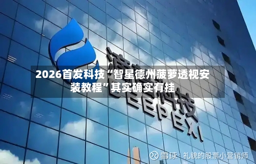 2026首发科技“智星德州菠萝透视安装教程”其实确实有挂-第2张图片