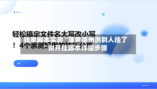 独家脚本实测“菠萝德州测别人挂了”附开挂脚本详细步骤-第3张图片