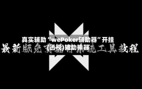 真实辅助“wePoker辅助器	”开挂(透视)辅助神器-第2张图片