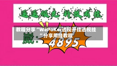 教程分享“WePoKer透视开挂透视挂	”分享用挂教程-第2张图片