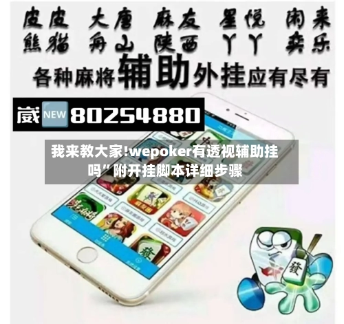 我来教大家!wepoker有透视辅助挂吗”附开挂脚本详细步骤-第2张图片