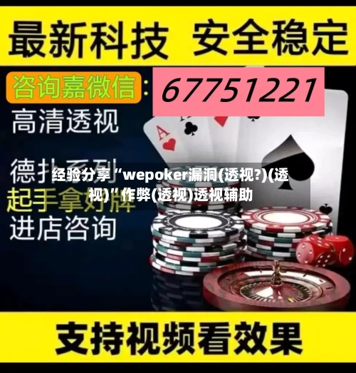 经验分享“wepoker漏洞(透视?)(透视)”作弊(透视)透视辅助-第3张图片