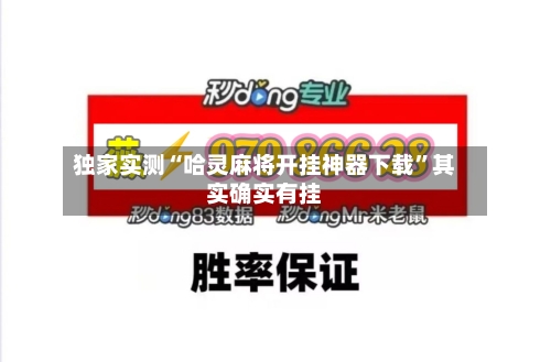 独家实测“哈灵麻将开挂神器下载	”其实确实有挂-第2张图片
