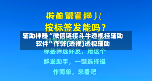 辅助神器“微信链接斗牛透视挂辅助软件”作弊(透视)透视辅助-第2张图片