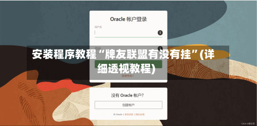 安装程序教程“牌友联盟有没有挂	”(详细透视教程)-第3张图片