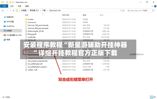 安装程序教程“新星游辅助开挂神器”详细开挂教程官方正版下载-第2张图片