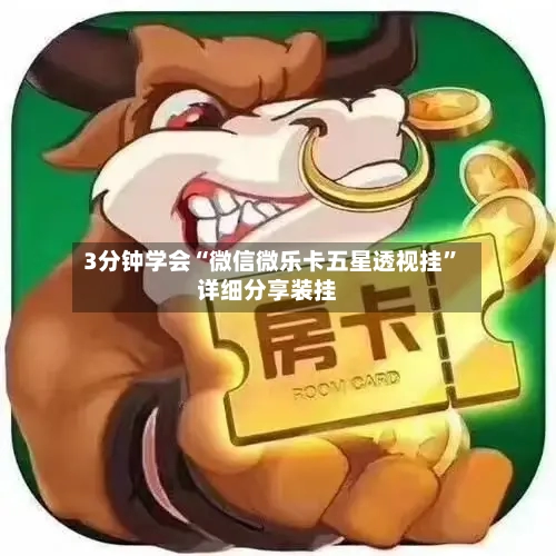 3分钟学会“微信微乐卡五星透视挂	”详细分享装挂-第2张图片