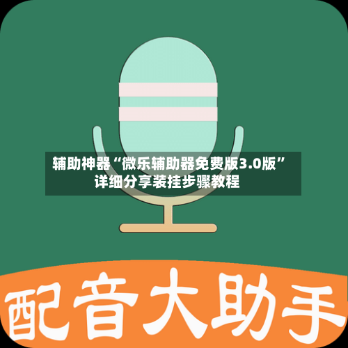 辅助神器“微乐辅助器免费版3.0版”详细分享装挂步骤教程-第2张图片