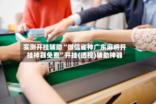实测开挂辅助“微信雀神广东麻将开挂神器免费”开挂(透视)辅助神器-第3张图片