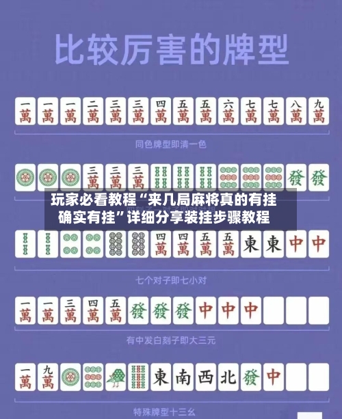 玩家必看教程“来几局麻将真的有挂确实有挂”详细分享装挂步骤教程-第2张图片