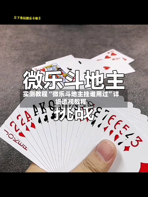 实测教程“微乐斗地主挂谁用过”详细透视教程-第2张图片
