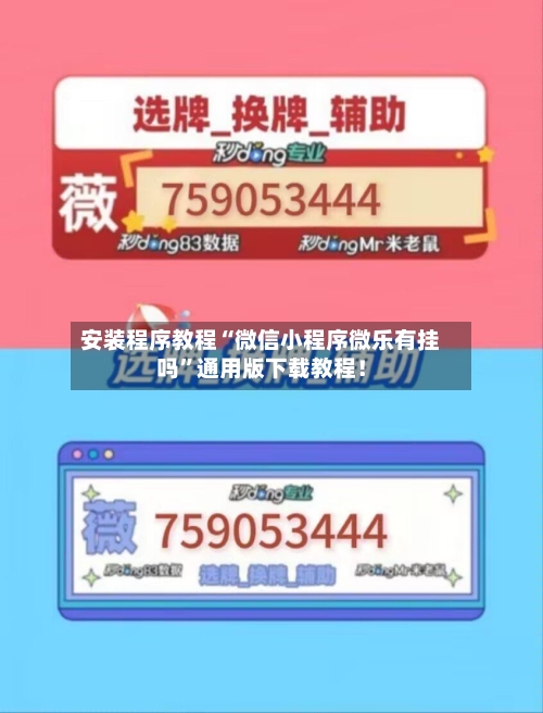 安装程序教程“微信小程序微乐有挂吗	”通用版下载教程！-第3张图片