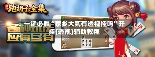 一键必胜“家乡大贰有透视挂吗	”开挂(透视)辅助教程-第2张图片
