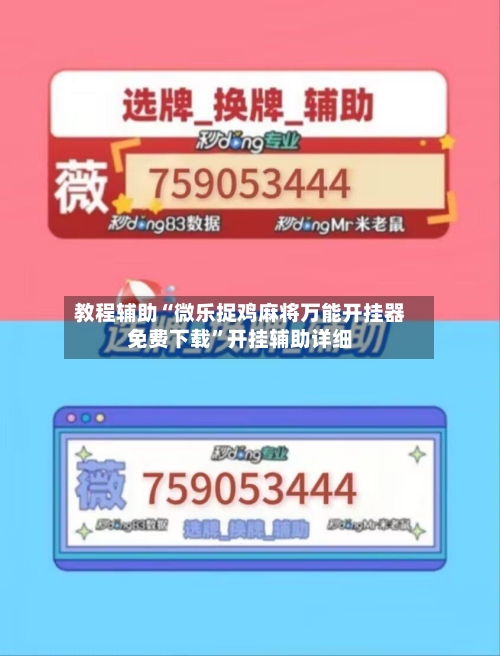 教程辅助“微乐捉鸡麻将万能开挂器免费下载”开挂辅助详细-第2张图片