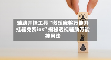 辅助开挂工具“微乐麻将万能开挂器免费ios	”揭秘透视辅助万能挂用法-第2张图片