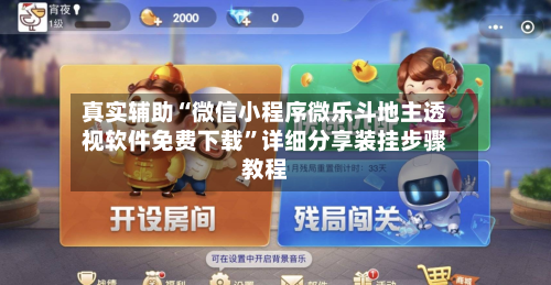 真实辅助“微信小程序微乐斗地主透视软件免费下载”详细分享装挂步骤教程-第3张图片