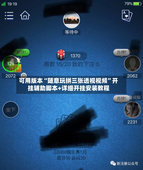 可用版本“随意玩拼三张透视视频	”开挂辅助脚本+详细开挂安装教程-第2张图片