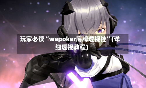 玩家必读“wepoker底牌透视挂”(详细透视教程)-第2张图片