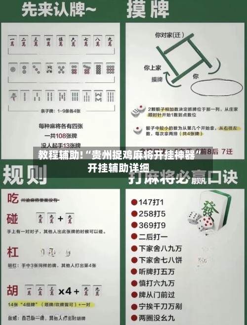 教程辅助!“贵州捉鸡麻将开挂神器	”开挂辅助详细-第3张图片