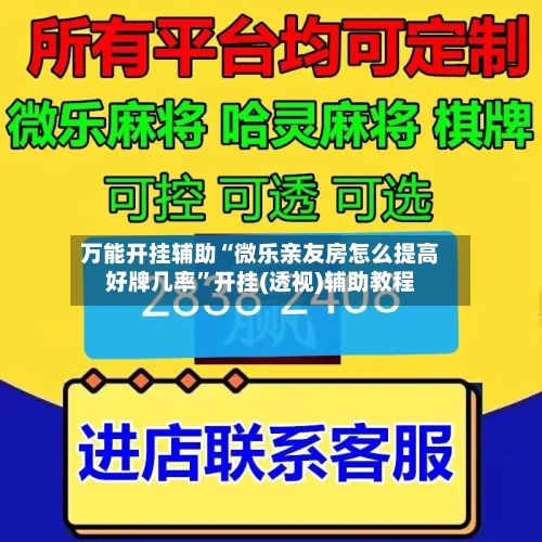 万能开挂辅助“微乐亲友房怎么提高好牌几率”开挂(透视)辅助教程-第2张图片