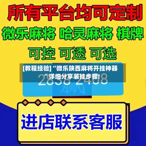 [教程经验]“微乐陕西麻将开挂神器	”详细分享装挂步骤!-第3张图片