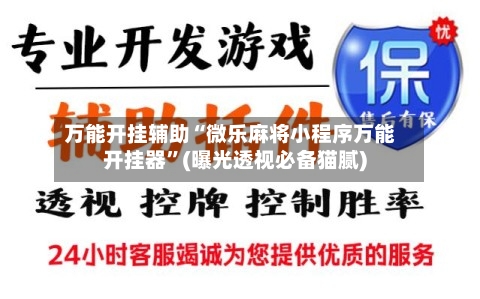 万能开挂辅助“微乐麻将小程序万能开挂器”(曝光透视必备猫腻)-第2张图片
