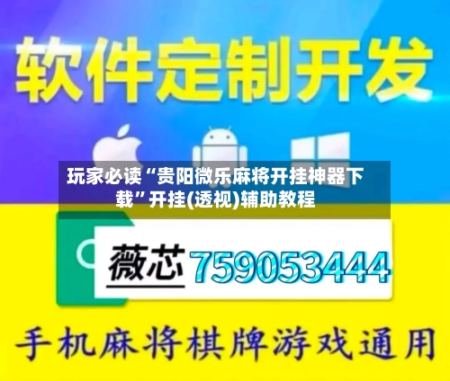 玩家必读“贵阳微乐麻将开挂神器下载”开挂(透视)辅助教程-第2张图片