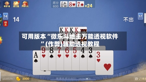 可用版本“微乐斗地主万能透视软件”(作弊)辅助透视教程-第2张图片